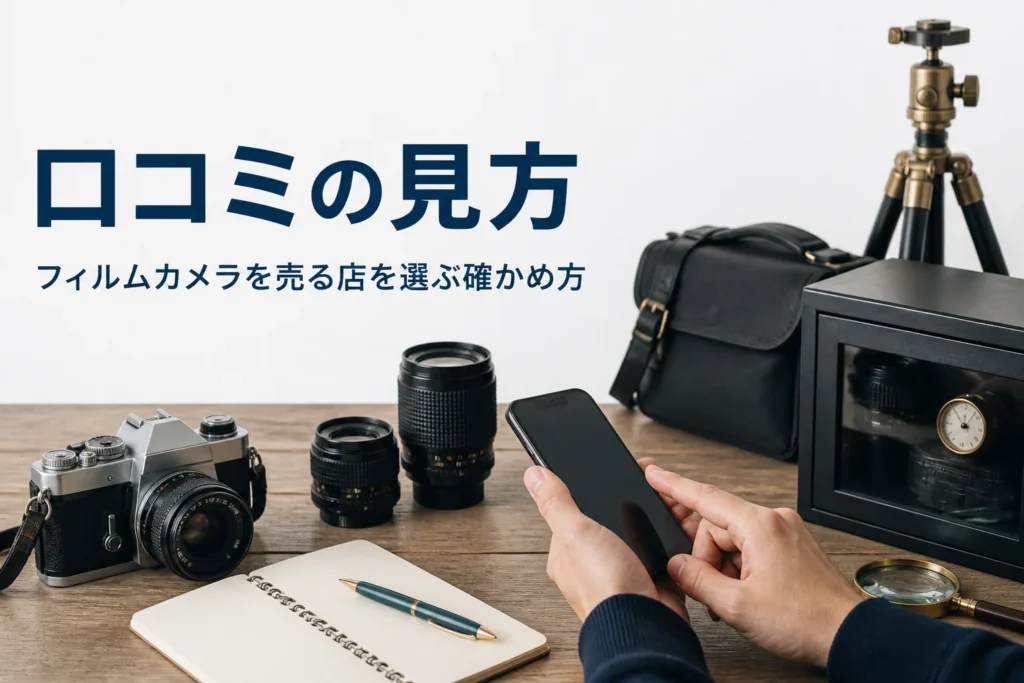 フィルムカメラ買取の口コミの見方と店選びの確かめ方
