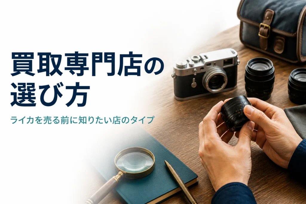 ライカの買取専門店の選び方