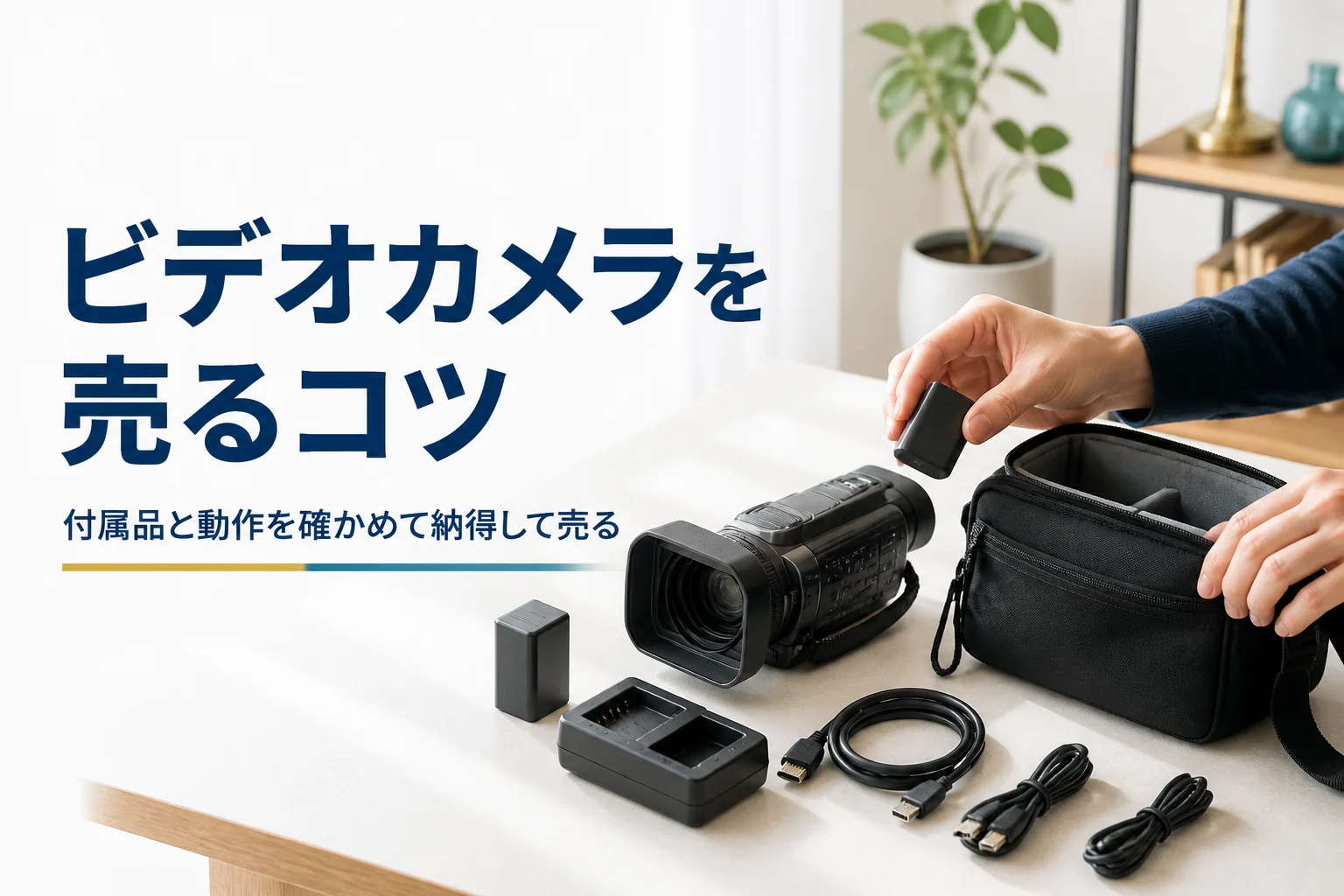 ビデオカメラを高価買取してもらうコツ
