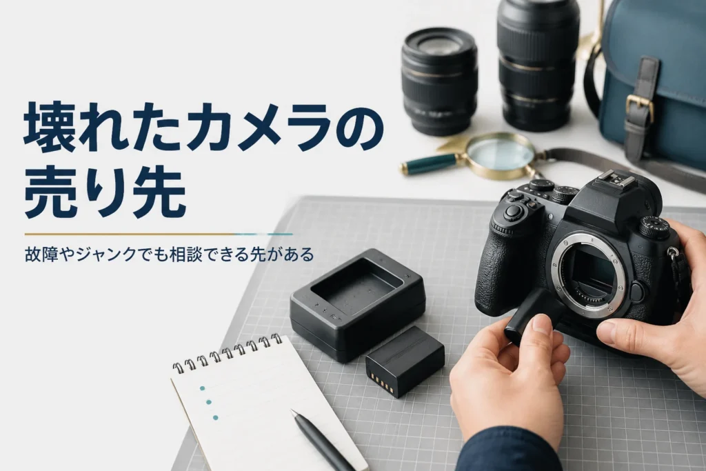 電源が入らない一眼レフにバッテリーを入れ直して確かめる手元