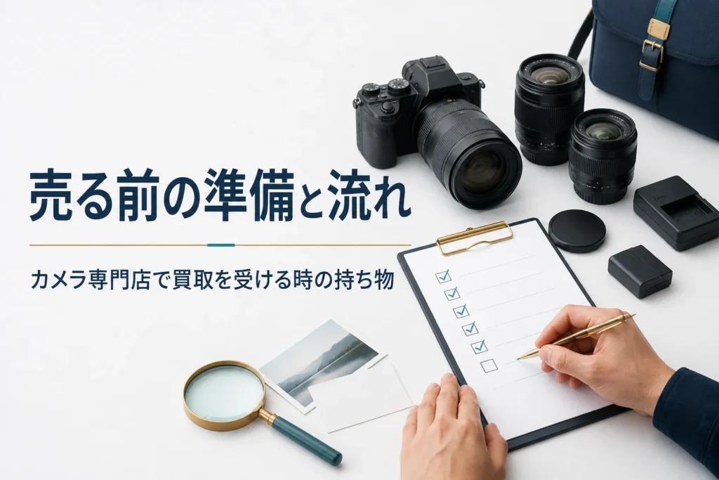 中野のフジヤカメラで買取を受ける前の準備