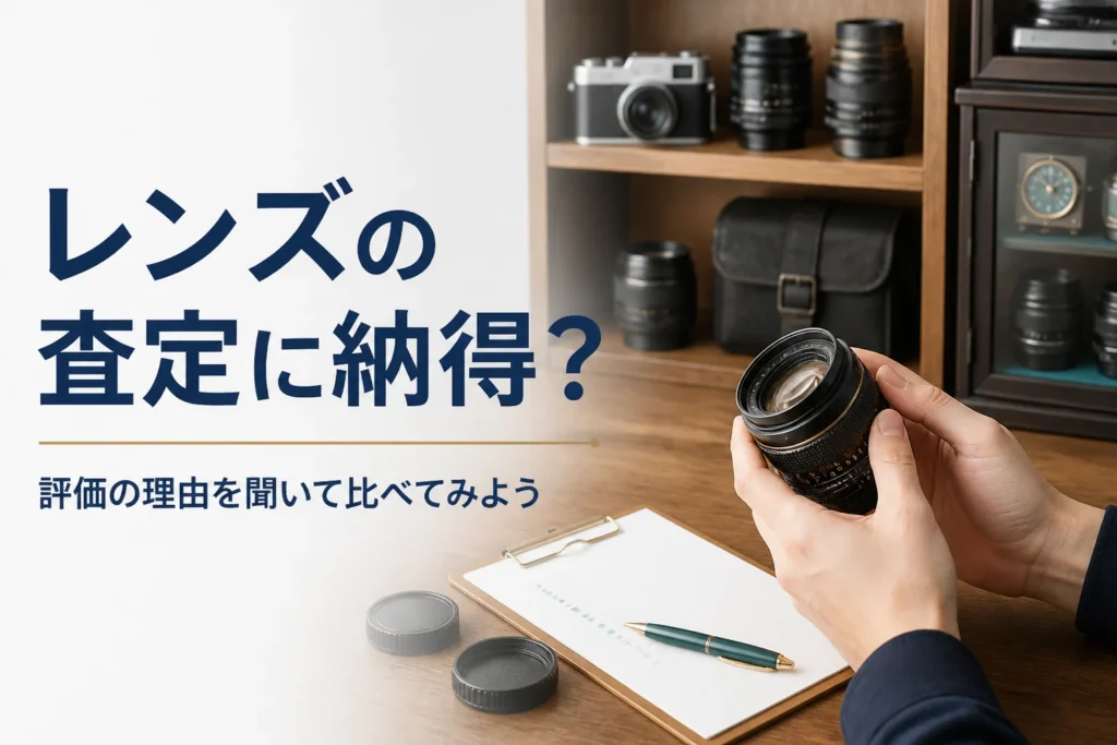 実家で見つけた古い交換レンズと査定のメモ
