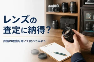 実家で見つけた古い交換レンズと査定のメモ